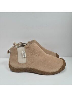 Keen Women's Mosey Chelsea Leather Safari Birch Boots US Size 7.5